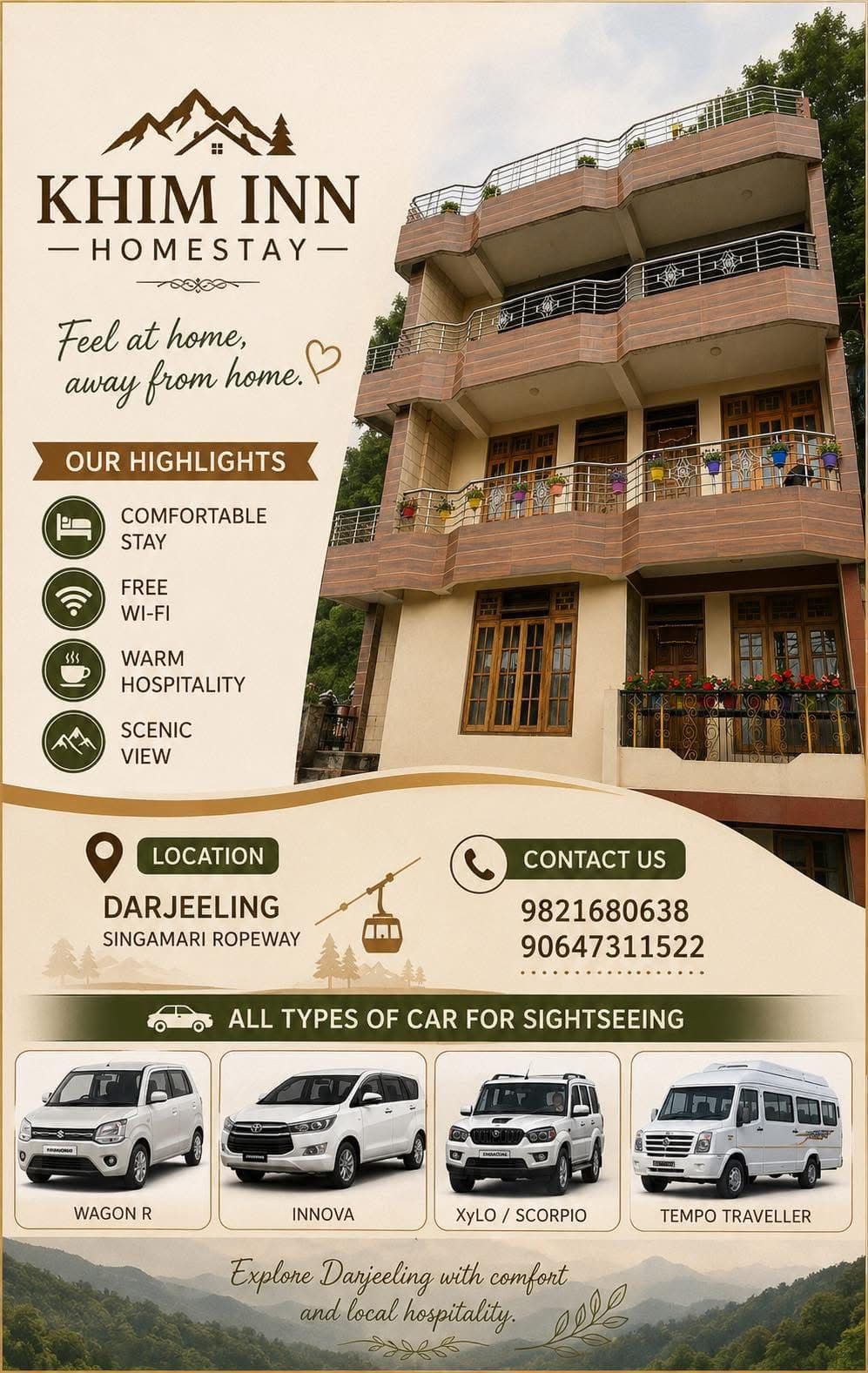 Khim Inn Homestay- one of the best in singamari, Darjeeling