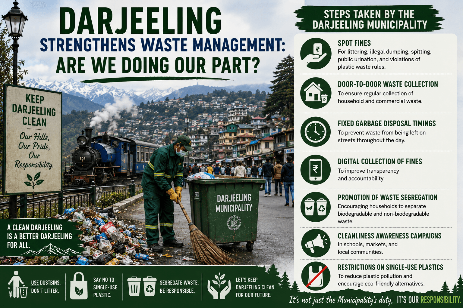 Darjeeling Strengthens Waste Management: Are We Doing Our Part?