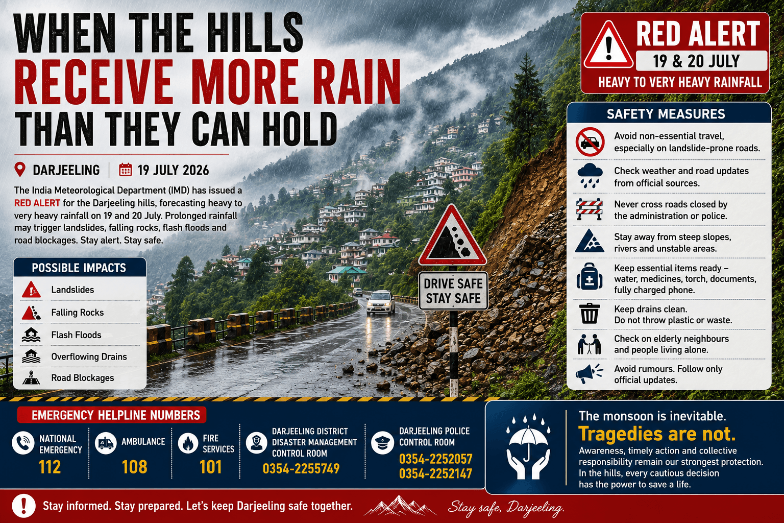 When the Hills Receive More Rain Than They Can Hold