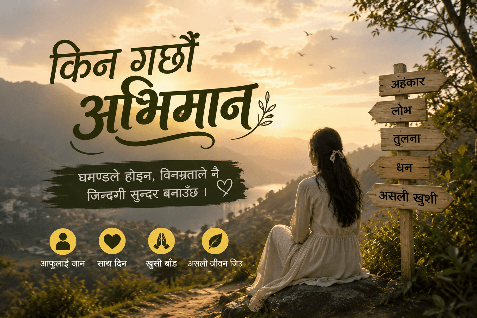 किन गर्छौ अभिमान?