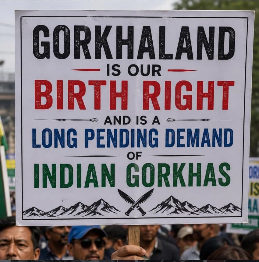 Gorkhaland Returns to Darjeeling's Streets — NPNS Gives BJP Government Three Months on Statehood